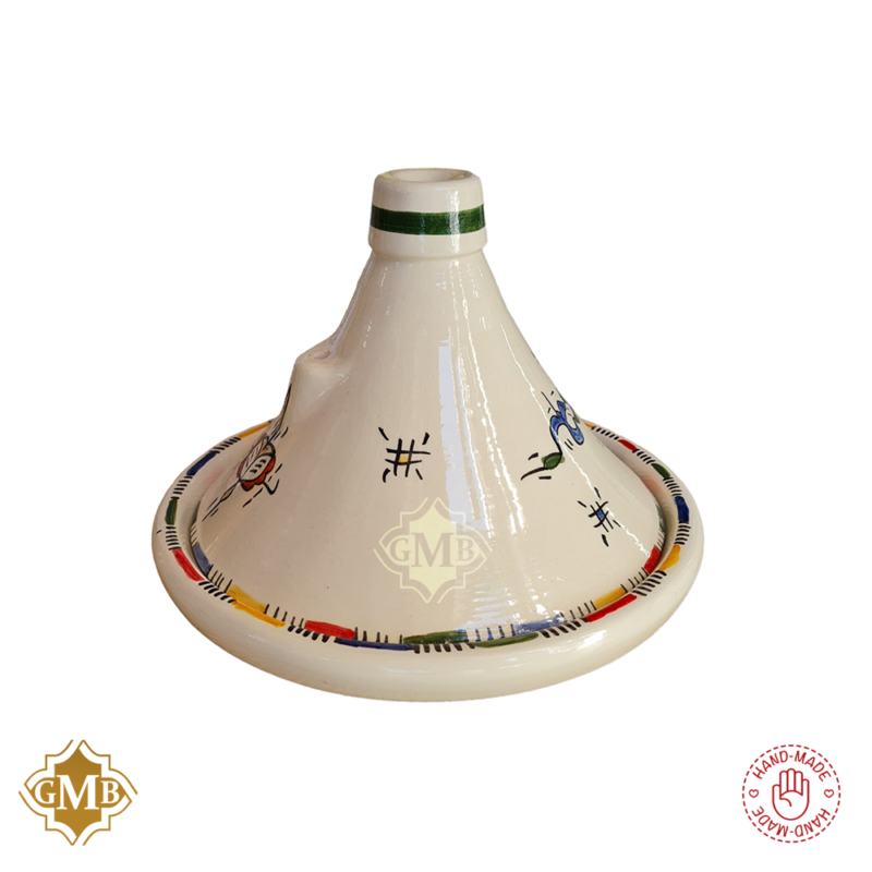 White Tagine for Authentic Slow-Cooked Moroccan Meals