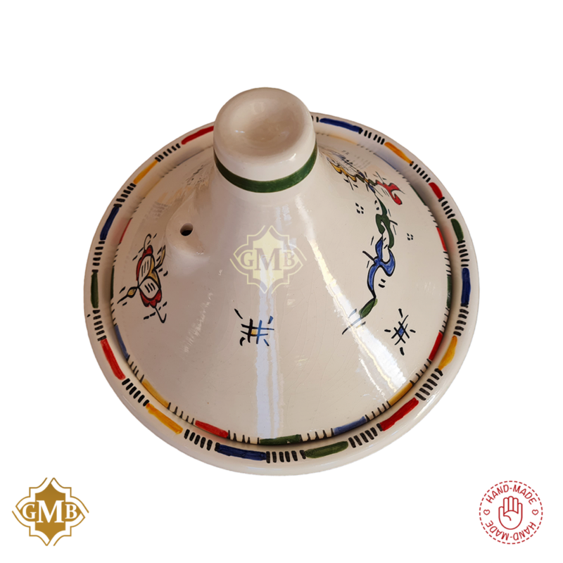 White Tagine for Authentic Slow-Cooked Moroccan Meals