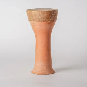 Moroccan Taarija Drum – Handcrafted Clay & Goat Skin Percussion Instrument