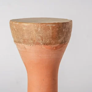 Moroccan Taarija Drum – Handcrafted Clay & Goat Skin Percussion Instrument