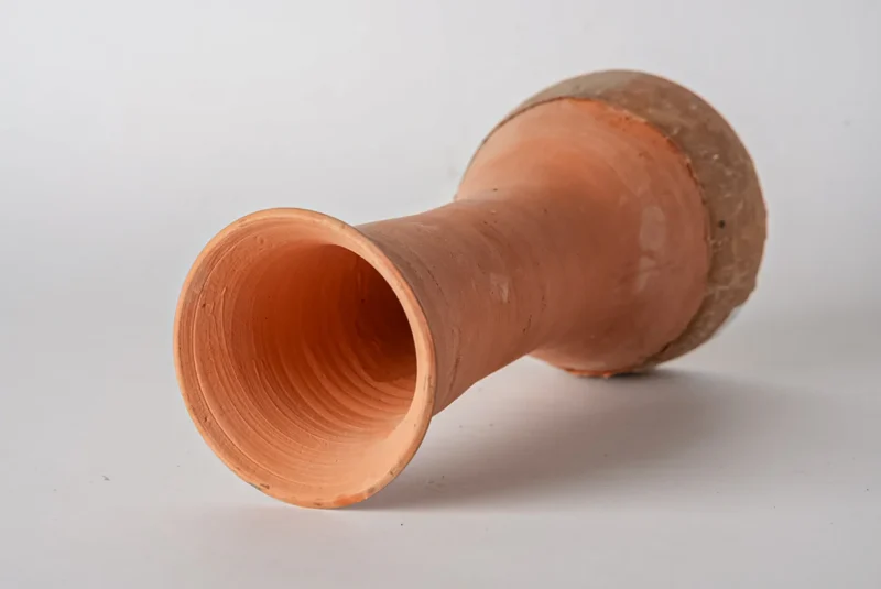 Moroccan Taarija Drum – Handcrafted Clay & Goat Skin Percussion Instrument