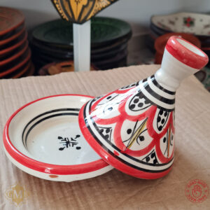 Moroccan Safi Mini Decorative Tagine (Hand-Painted – Set of 3)