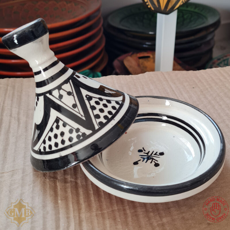 Moroccan Safi Mini Decorative Tagine (Hand-Painted – Set of 3)