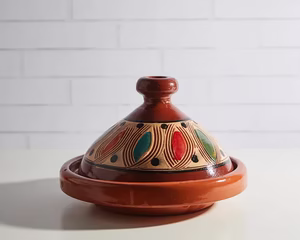 Moroccan Cooking Tagine – Traditional Handmade Clay Pot (28–30cm)