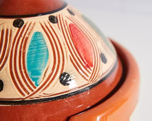 Moroccan Cooking Tagine – Traditional Handmade Clay Pot (28–30cm)