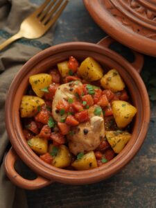 chicken tagine potatoes