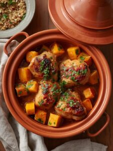 chicken tagine with butternut squash