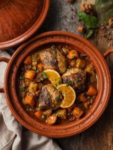 chicken tagine with orange and fennel