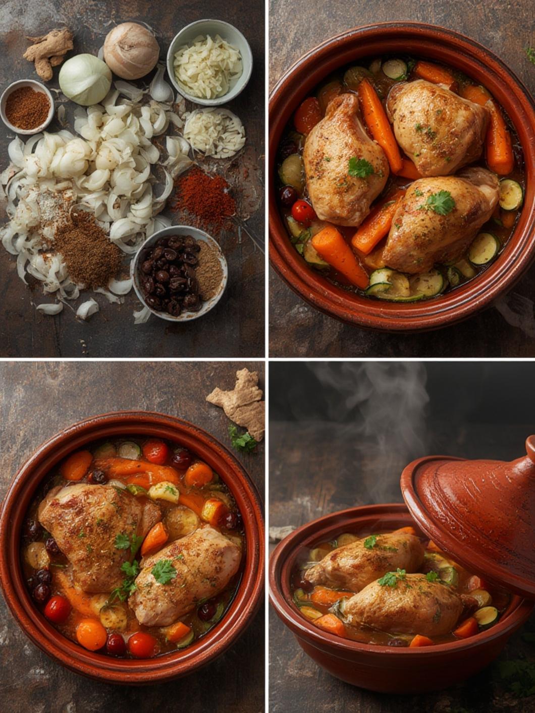 Chicken Tagine with Vegetables Recipe