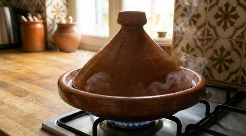tagine is cooking