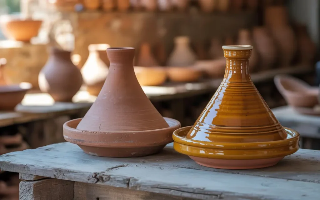 Glazed and Unglazed Tagine