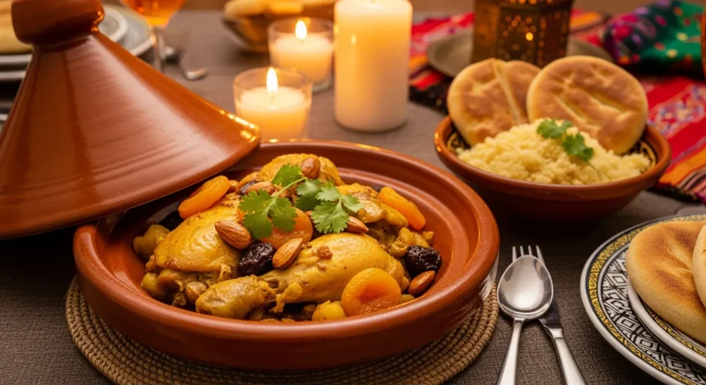 Moroccan chicken tagine 