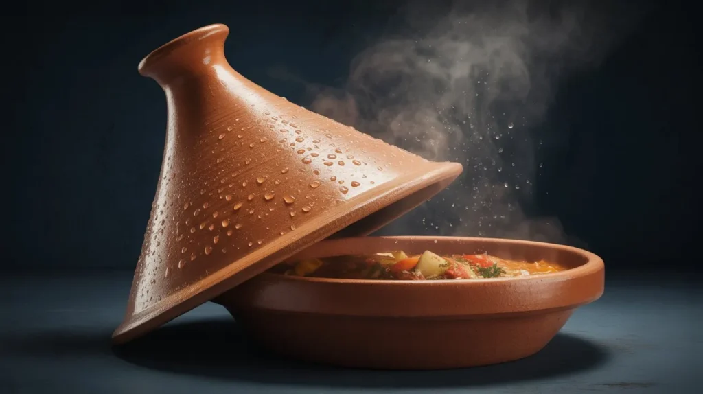 The Tagine Cooking Vessel: Your Complete Guide to Moroccan Clay Cookware 2 Tagine Conical Lid