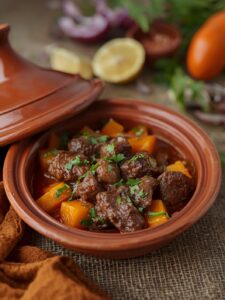 beef tagine with butternut squash