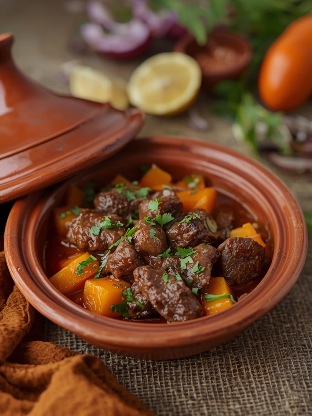 Beef Tagine with Butternut Squash Recipe 1 beef tagine with butternut squash
