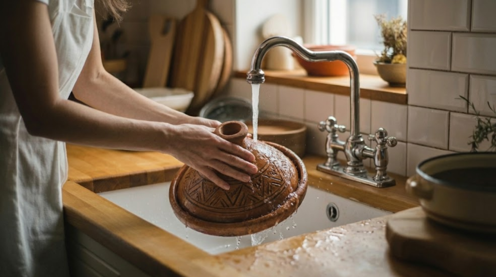 Moroccan Tagine Care: The Complete Guide to Cleaning, Storing, and Maintaining Your Tagine 3 Wash a Tagine
