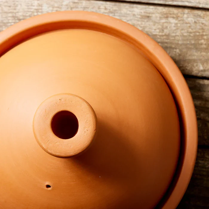 Natural Clay Tagine — Handcrafted Pure Clay Moroccan Cooking Pot