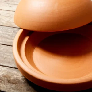 Natural Clay Tagine — Handcrafted Pure Clay Moroccan Cooking Pot