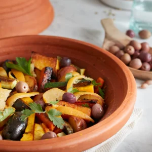 Natural Clay Tagine — Handcrafted Pure Clay Moroccan Cooking Pot
